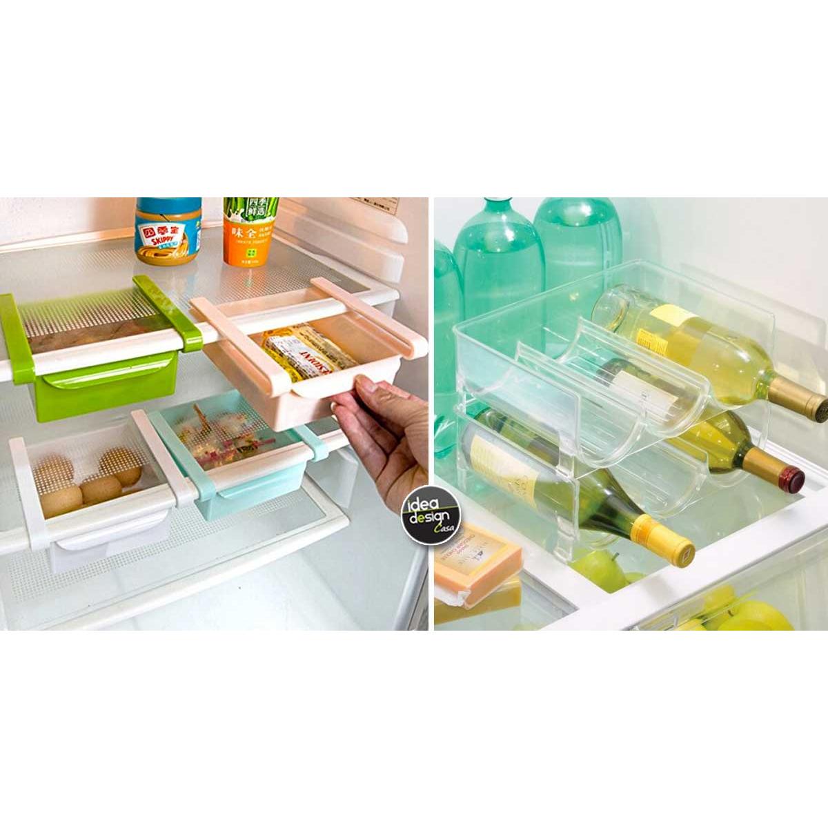 Deals-Cassettino organizer da cucina per frigorifero set da 2 